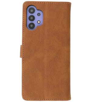 Samsung Galaxy A32 5G Hoesje Portemonnee Book Case - Bruin