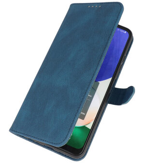 Samsung Galaxy A02s / A03s Hoesje Portemonnee Book Case - Blauw