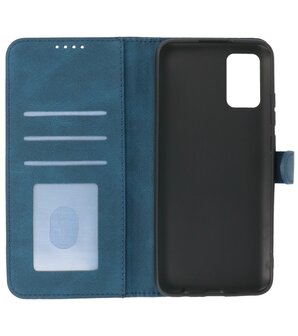 Samsung Galaxy A02s / A03s Hoesje Portemonnee Book Case - Blauw
