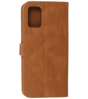 Samsung Galaxy A02s / A03s Hoesje Portemonnee Book Case - Bruin