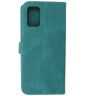 Samsung Galaxy A02s / A03s Hoesje Portemonnee Book Case - Donker Groen