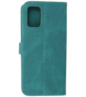 Samsung Galaxy A02s / A03s Hoesje Portemonnee Book Case - Donker Groen
