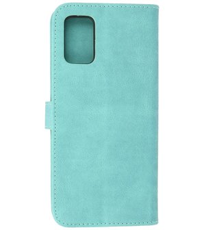 Samsung Galaxy A02s / A03s Hoesje Portemonnee Book Case - Turquoise