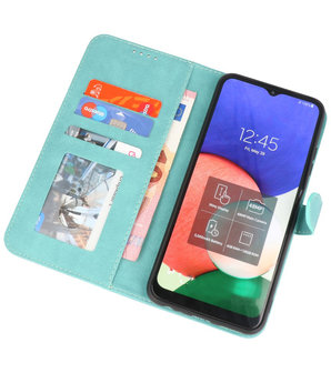 Samsung Galaxy A02s / A03s Hoesje Portemonnee Book Case - Turquoise