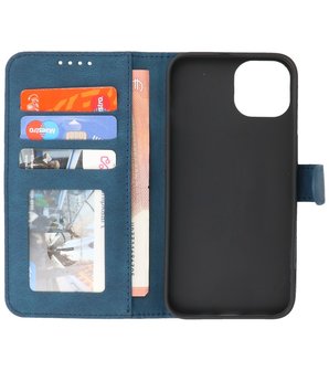 iPhone 13 Mini Hoesje Portemonnee Book Case - Blauw