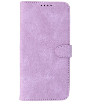 iPhone 13 Pro Hoesje Portemonnee Book Case - Paars
