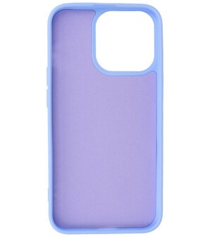 iPhone 13 Pro Hoesje - 2.0mm Dikke Fashion Telefoonhoesje Backcover - Paars