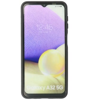 Tough Armor Hardcase Met Standfunctie Hoesje voor Samsung Galaxy A32 5G - Zilver