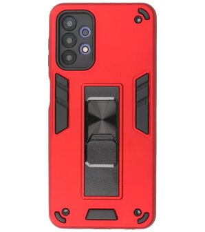 Tough Armor Hardcase Met Standfunctie Hoesje voor Samsung Galaxy A32 5G - Rood