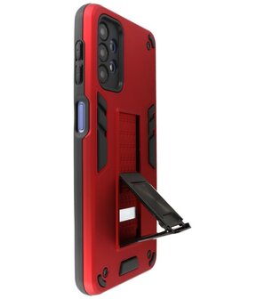 Tough Armor Hardcase Met Standfunctie Hoesje voor Samsung Galaxy A32 5G - Rood