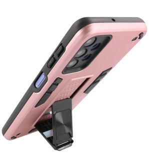 Tough Armor Hardcase Met Standfunctie Hoesje voor Samsung Galaxy A32 5G - Roze