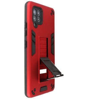 Tough Armor Hardcase Met Standfunctie Hoesje voor Samsung Galaxy A42 5G - Rood