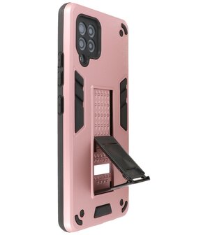 Tough Armor Hardcase Met Standfunctie Hoesje voor Samsung Galaxy A42 5G - Roze