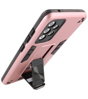 Tough Armor Hardcase Met Standfunctie Hoesje voor Samsung Galaxy A72 - A72 5G - Roze