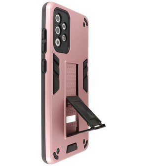 Tough Armor Hardcase Met Standfunctie Hoesje voor Samsung Galaxy A72 - A72 5G - Roze