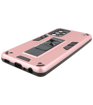 Tough Armor Hardcase Met Standfunctie Hoesje voor Samsung Galaxy A72 - A72 5G - Roze