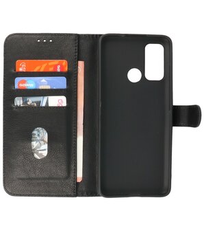 Motorola Moto G60 Hoesje Book Case Telefoonhoesje - Zwart