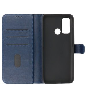 Motorola Moto G60 Hoesje Book Case Telefoonhoesje - Navy