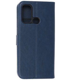 Motorola Moto G60 Hoesje Book Case Telefoonhoesje - Navy