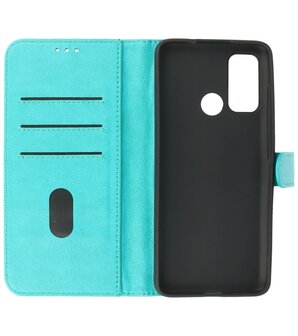 Motorola Moto G60 Hoesje Book Case Telefoonhoesje - Groen