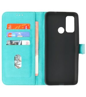 Motorola Moto G60 Hoesje Book Case Telefoonhoesje - Groen