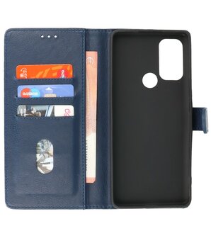 Motorola Moto G60s Hoesje Book Case Telefoonhoesje - Navy