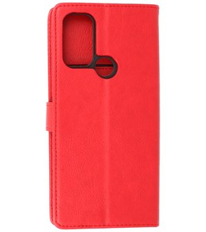 Motorola Moto G60s Hoesje Book Case Telefoonhoesje - Rood