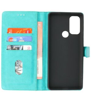 Motorola Moto G60s Hoesje Book Case Telefoonhoesje - Groen