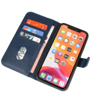 iPhone 11 Hoesje Book Case Telefoonhoesje - Navy