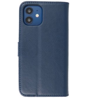 Bestcases Booktype Telefoonhoesje voor iPhone 12 Mini Navy