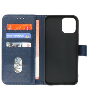 Bestcases Booktype Telefoonhoesje voor iPhone 12 Mini Navy