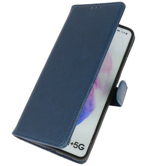 Samsung Galaxy S21 Plus Hoesje - Book Case Telefoonhoesje - Navy