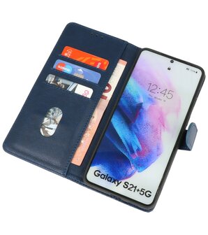 Samsung Galaxy S21 Plus Hoesje - Book Case Telefoonhoesje - Navy