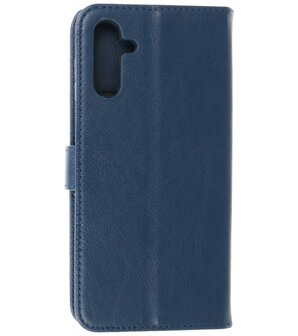 Booktype Hoesje Wallet Case Telefoonhoesje voor Samsung Galaxy A13 5G - Navy