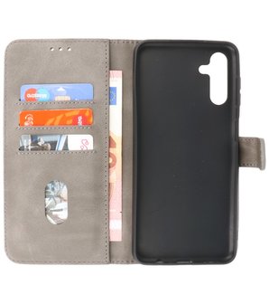 Booktype Hoesje Wallet Case Telefoonhoesje voor Samsung Galaxy A13 5G - Grijs