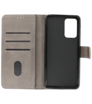 Booktype Hoesje Wallet Case Telefoonhoesje voor Samsung Galaxy A33 5G - Grijs