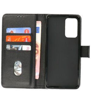 Booktype Hoesje Wallet Case Telefoonhoesje voor Samsung Galaxy A73 5G - Zwart