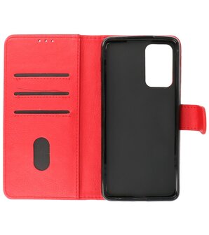 Booktype Hoesje Wallet Case Telefoonhoesje voor Samsung Galaxy A73 5G - Rood