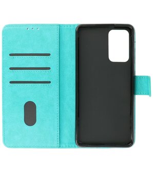 Booktype Hoesje Wallet Case Telefoonhoesje voor Samsung Galaxy A73 5G - Groen