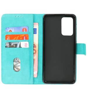 Booktype Hoesje Wallet Case Telefoonhoesje voor Samsung Galaxy A73 5G - Groen