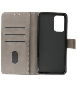 Booktype Hoesje Wallet Case Telefoonhoesje voor Samsung Galaxy A73 5G - Grijs