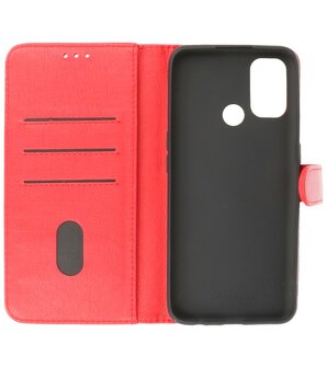 Booktype Hoesje Wallet Case Telefoonhoesje voor Oppo A53s 4G &amp; Oppo A53 - Rood