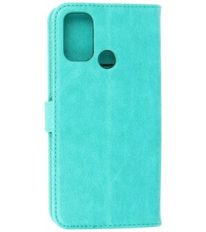 Booktype Hoesje Wallet Case Telefoonhoesje voor Oppo A53s 4G &amp; Oppo A53 - Groen