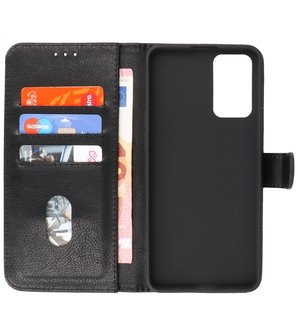 Booktype Hoesje Wallet Case Telefoonhoesje voor Oppo A54s - Zwart