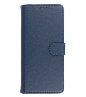 Booktype Hoesje Wallet Case Telefoonhoesje voor Oppo Reno 7 5G - Navy
