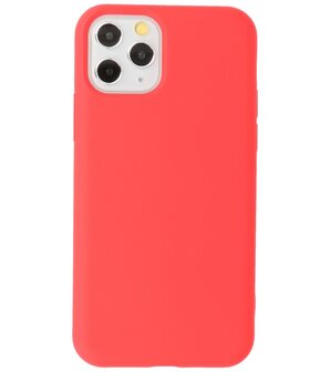 2.0mm Dikke Fashion Telefoonhoesje - Siliconen Hoesje voor iPhone 11 Pro - Rood