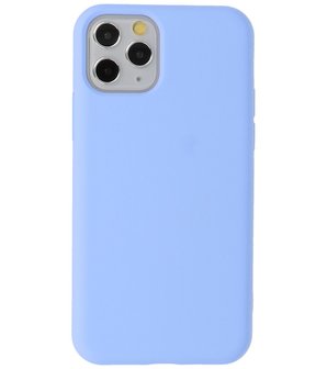 2.0mm Dikke Fashion Telefoonhoesje - Siliconen Hoesje voor iPhone 11 Pro - Paars