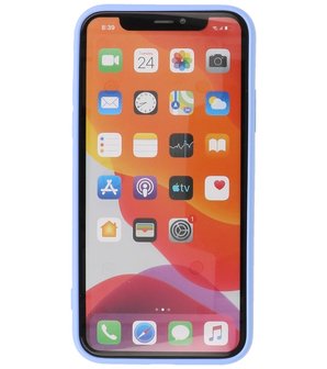 2.0mm Dikke Fashion Telefoonhoesje - Siliconen Hoesje voor iPhone 11 Pro - Paars