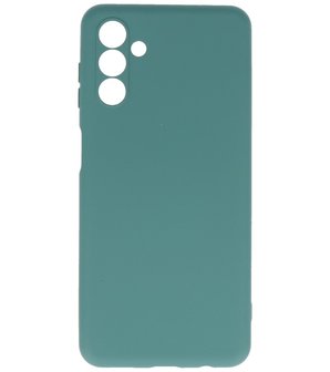 2.0mm Dikke Fashion Telefoonhoesje - Siliconen Hoesje voor Samsung Galaxy A13 5G - Donker Groen
