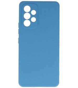 2.0mm Dikke Fashion Telefoonhoesje - Siliconen Hoesje voor Samsung Galaxy A33 5G - Navy